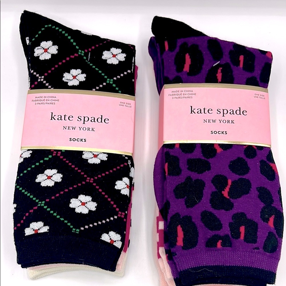Kate Spade Socks Bundle 6x